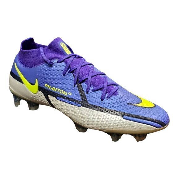 Nike Phantom GT2 Elite DF FG Sapphire Volt Gray Fog CZ9889-570 Men’s Size 13 - Picture 6 of 14